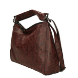 Ondina Borsa a spalla da donna Vera pelle 6569-BORDO BORDEUX Gave Lux