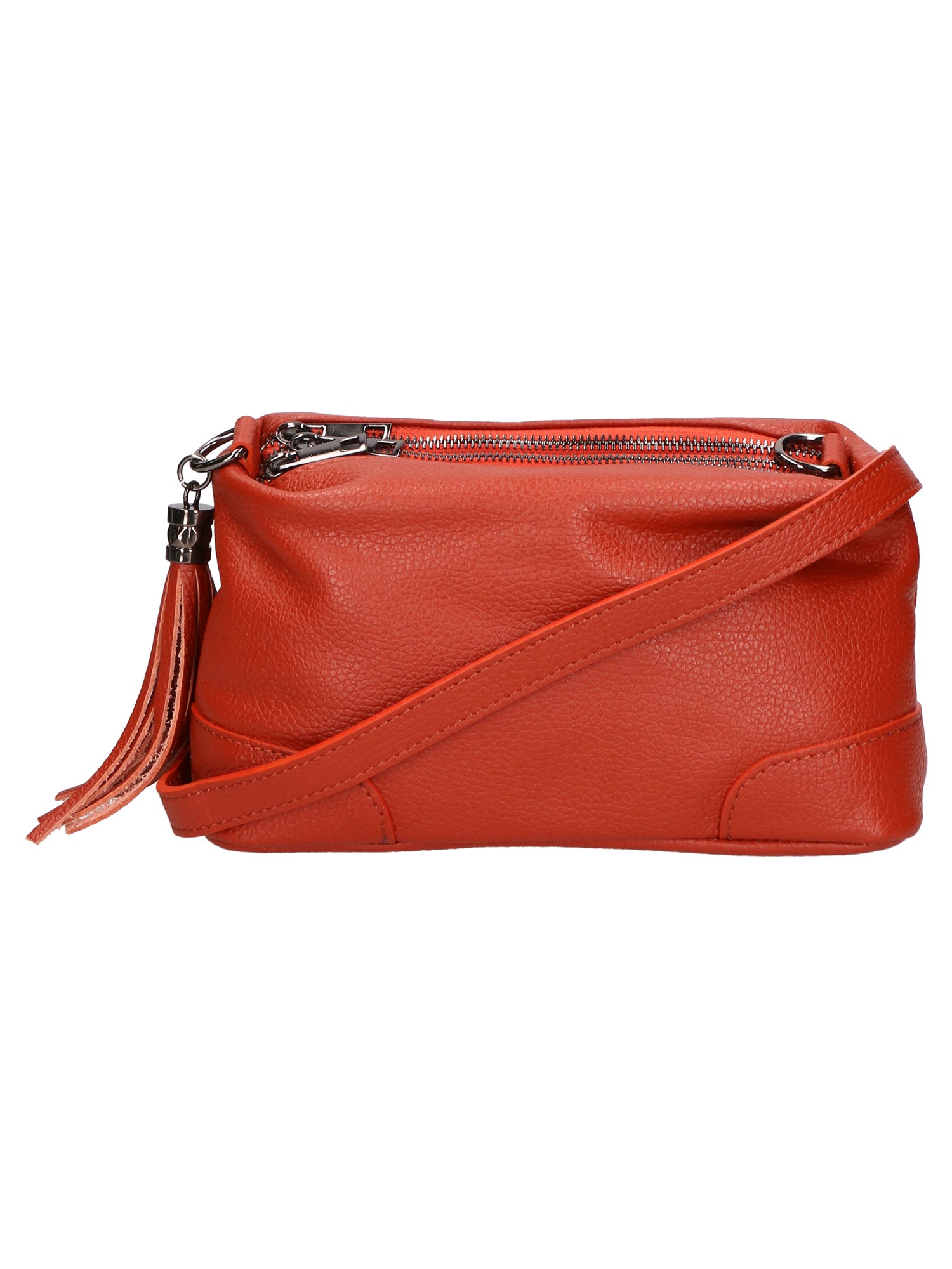 Lidia Borsa a mano da donna Vera pelle 06513-MATTONE Gave Lux