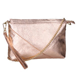 Giorgia Pochette da donna Vera pelle 05927-DL6 ORO ROSA Gave Lux