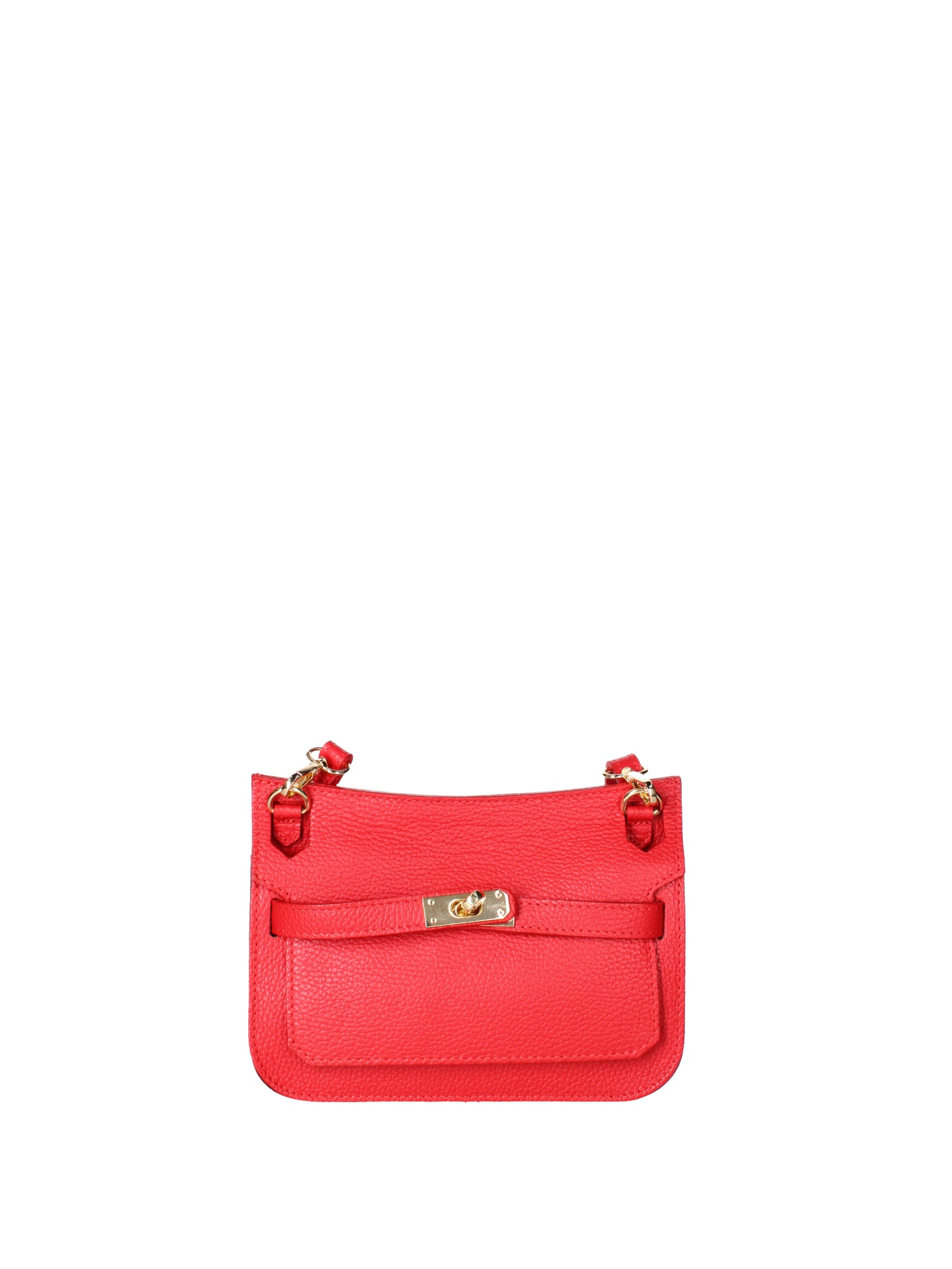 Katie Borsa a tracolla da donna 100% vera pelle 07145-D58 ROSSO FUOCO Viola Castellani