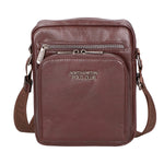 Borsa a tracolla uomo 100% pelle PU PCL3106-COFFEE Northampton Polo Club