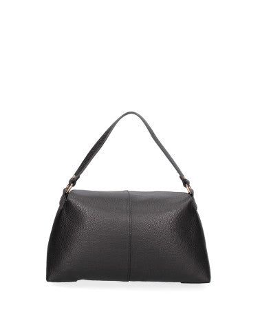 Borsa a spalla da donna Vera pelle 07154-D28 NERO Roberta Rossi