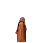 Borsa a tracolla da uomo Vera pelle HILB-3094-CUOIO Hill Burry