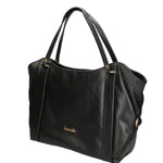 Valoria Ultra Borsa a spalla da donna 100% vera pelle B17203-NERO Braccialini