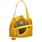 Seraphina Ultra Borsa a spalla da donna Vera pelle 3311-D04 GIALLO YELLOW Gave Lux