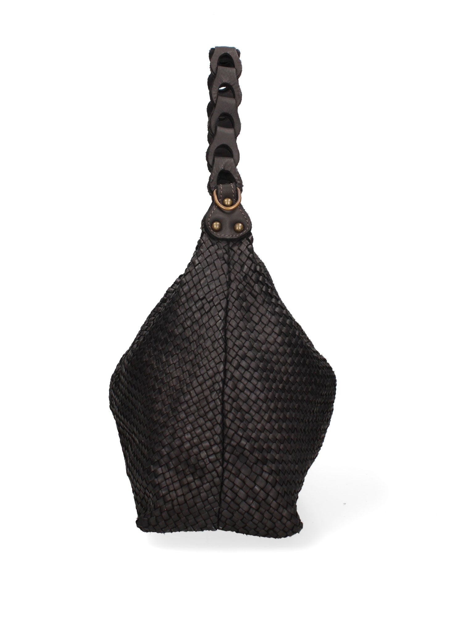 Asteria Borsa a spalla da donna Vera pelle 7799-NERO Gave Lux