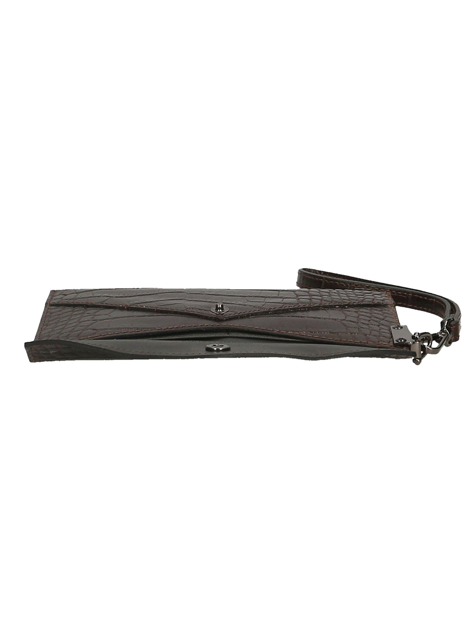 Noemy Borsetta portafoglio da donna Vera pelle 522015-T.MORO DARK BROWN Gave Lux