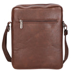 Borsa a tracolla uomo 100% pelle PU PCL3003-COFFEE Northampton Polo Club