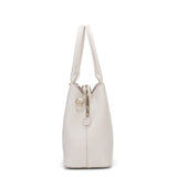 Borsa a mano da donna 100% pelle vegana PU 716-2PT-IVORY Diana&co
