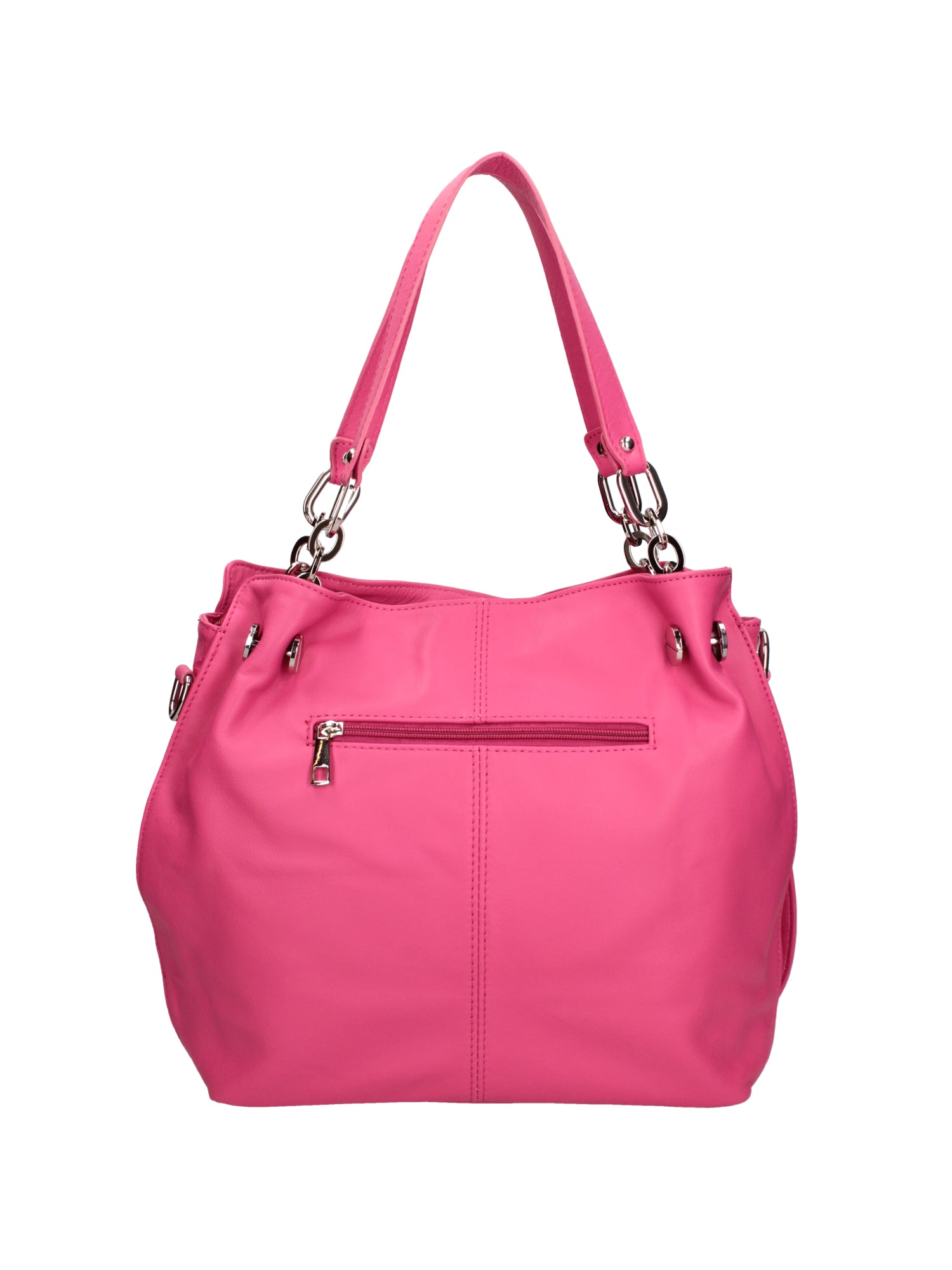 Ereba Borsa a mano da donna Made in Italy 100% pelle 3305-S02 FUXIA Gave Lux