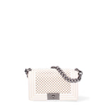 Borsa a mano da donna 100% Pvc FLAT-S-BALL 24-WHITECAP - SATIN CDF Marc Ellis