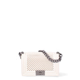 Borsa a mano da donna 100% Pvc FLAT-S-BALL 24-WHITECAP - SATIN CDF Marc Ellis