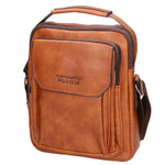 Borsa a tracolla uomo 100% PU Leather PCL3051-BROWN Northampton Polo Club