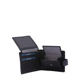 Portafoglio uomo in vera pelle Casual EC7602-56-NERO Enrico Coveri