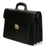 Nevio 7010-NERO BLACK Borsa da lavoro uomo in pelle Gave Lux