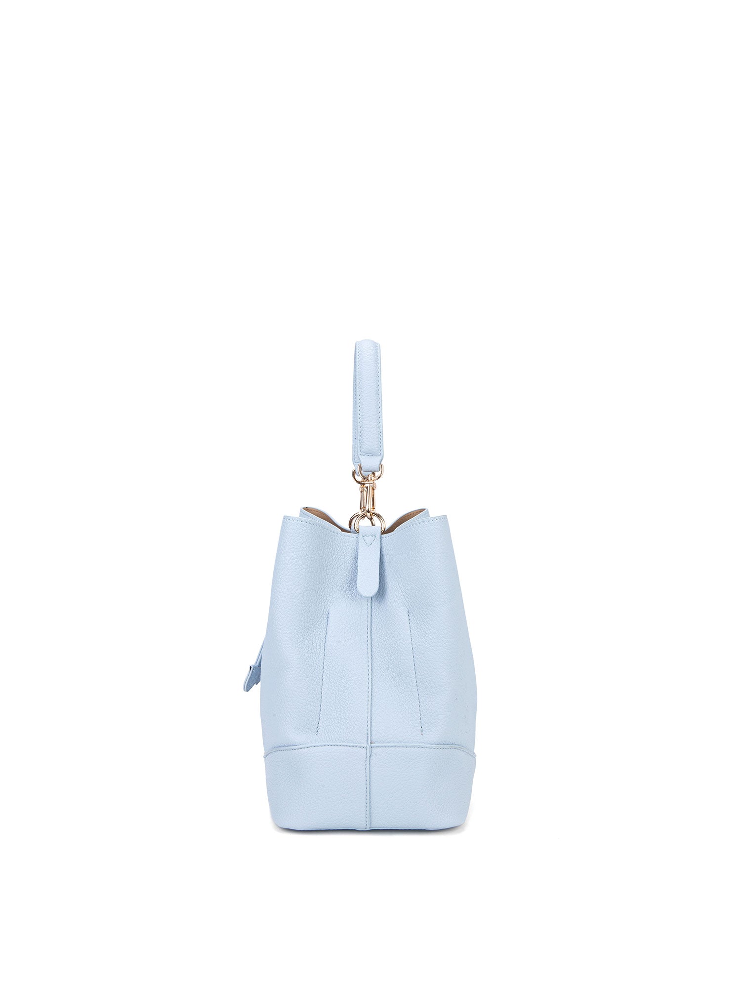 Borsa a mano da donna 100% pelle vegana PU 741-1PT-SKY BLUE Diana&co
