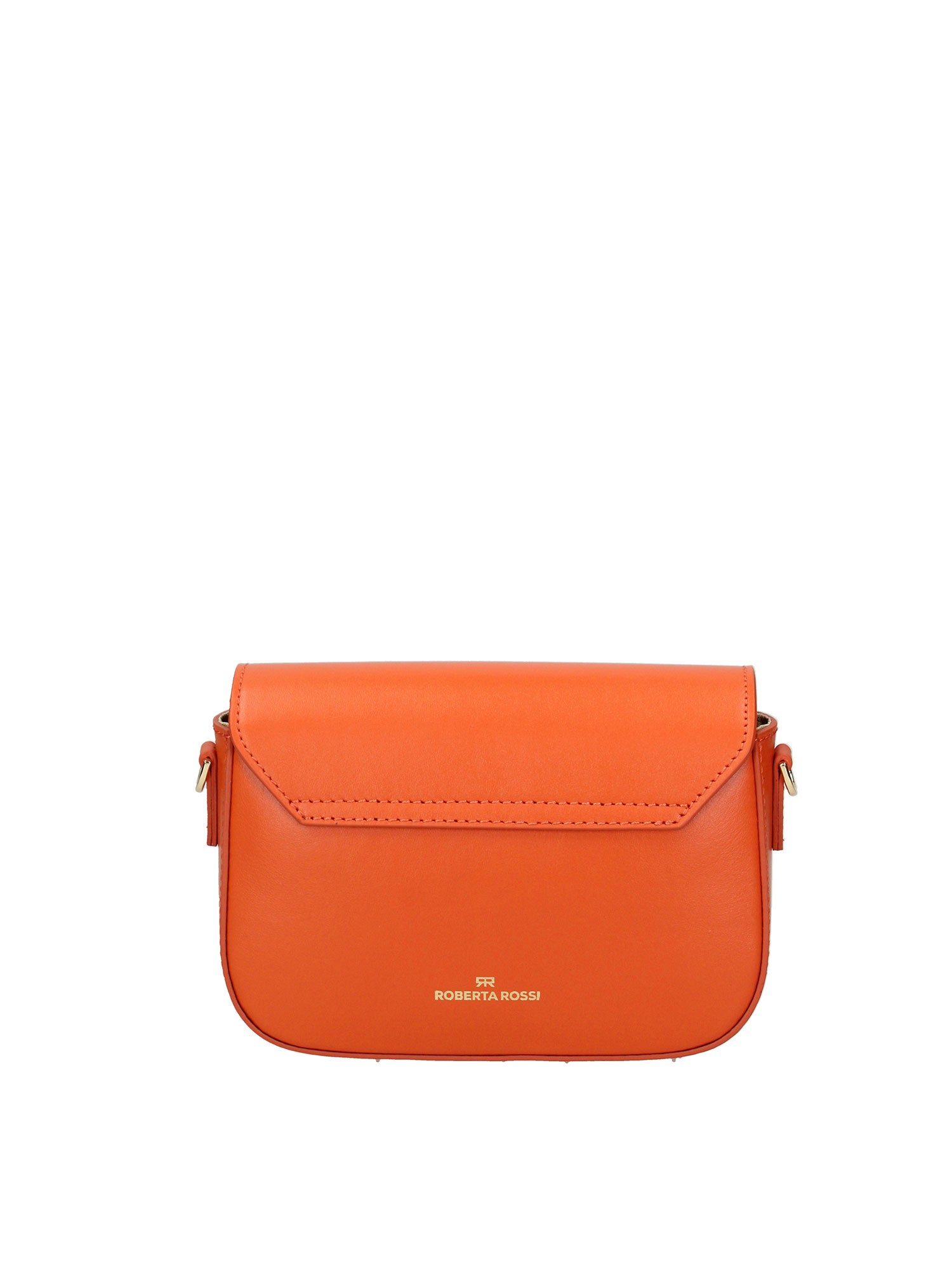 Borsa a tracolla da donna Vera pelle ROB8-PAPAYA Roberta Rossi