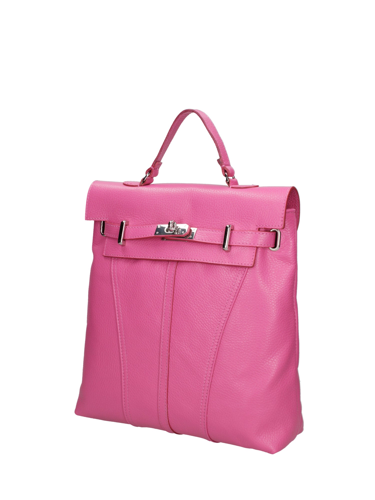 Borsa a mano da donna Vera pelle 07248-FUXIA CHIARO Roberta Rossi