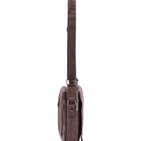 Borsa a tracolla uomo Ecopelle e poliestere BC1193-CAFFE' B Cavalli