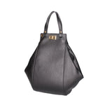 Lindsey Borsa a mano da donna 100% vera pelle 07162-D28 NERO Viola Castellani