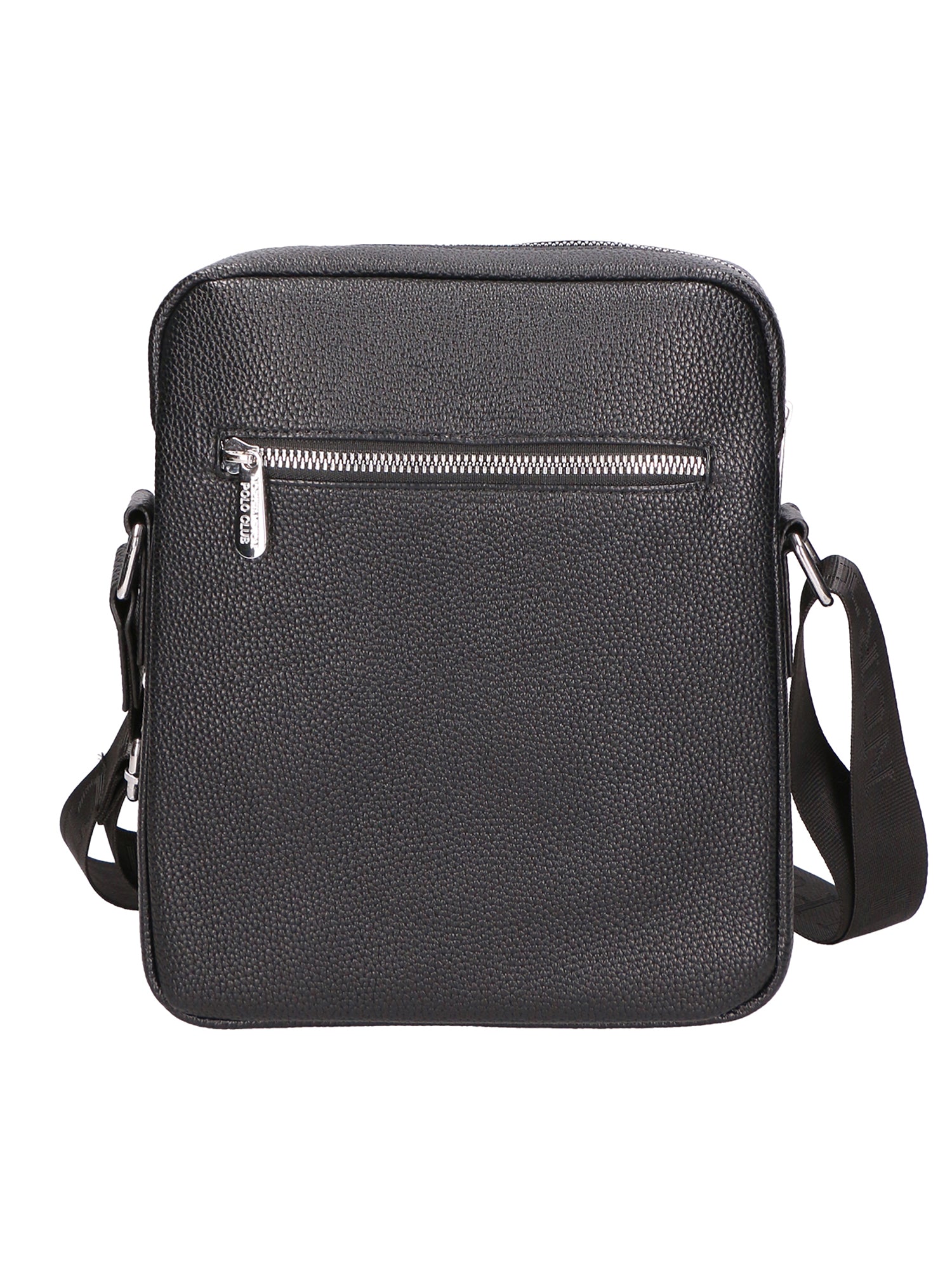 Borsa a tracolla uomo Pelle vegana PU PCL3026-BLACK Northampton Polo Club