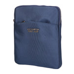 Borsa a tracolla uomo Pelle vegana + Tessuto PCL3153-BLU Northampton Polo Club