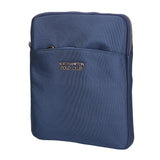 Borsa a tracolla uomo Pelle vegana + Tessuto PCL3153-BLU Northampton Polo Club