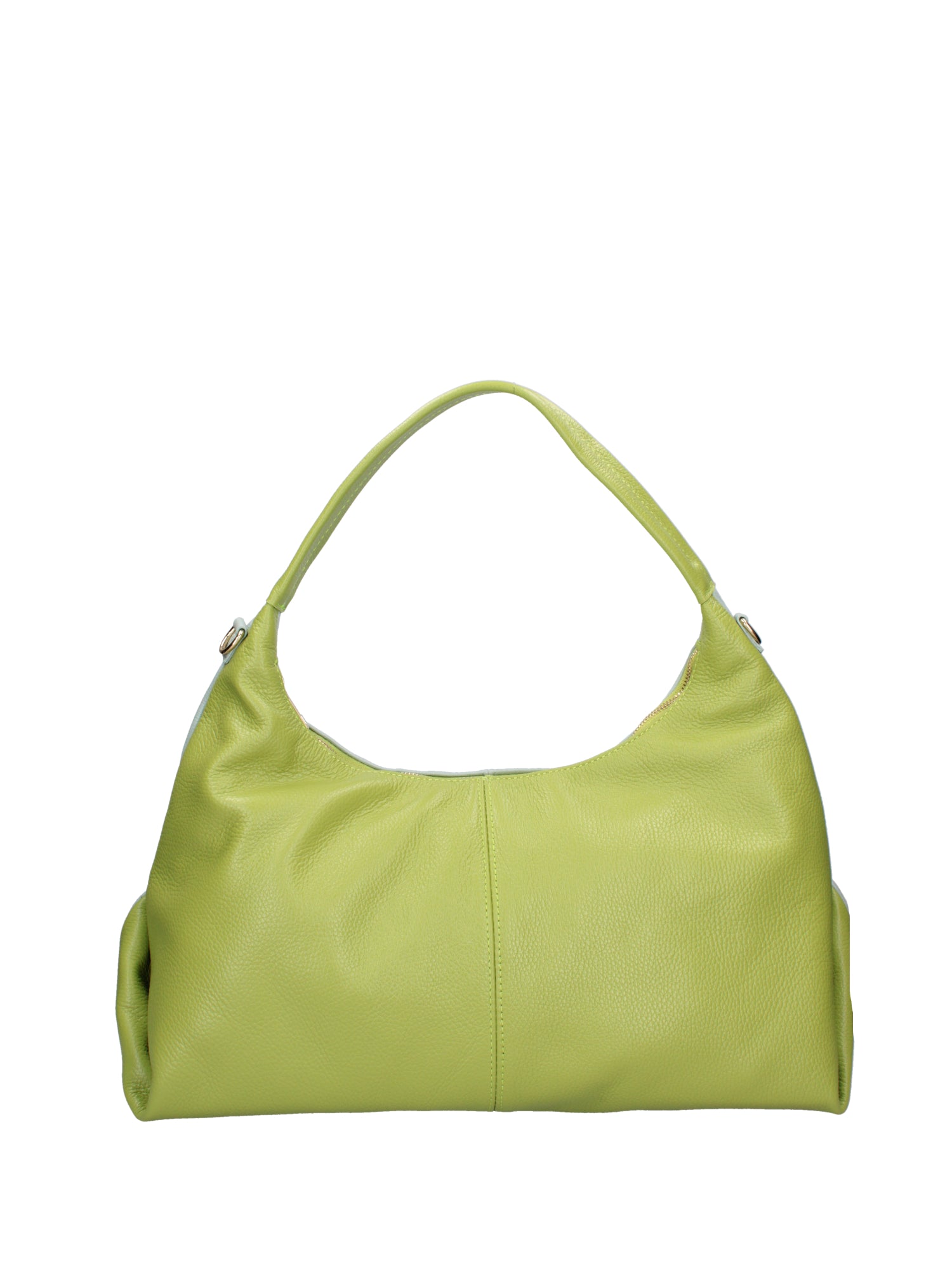 Borsa a spalla da donna Vera pelle 07233-D12 KIWI+D102 CIELO Roberta Rossi