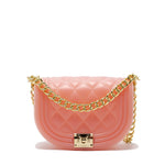 Borsa a mano da donna 100% PVC FLAT ZOE-MAUVE + LIGHT GOLD Marc Ellis