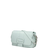 Borsa a tracolla da donna Vera pelle 07143-D102 CIELO Roberta Rossi