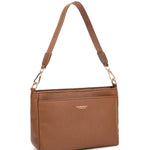 Borsa a spalla da donna 100% pelle vegana PU 703-1PT-LEATHER Diana&co