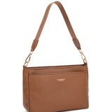 Borsa a spalla da donna 100% pelle vegana PU 703-1PT-LEATHER Diana&co