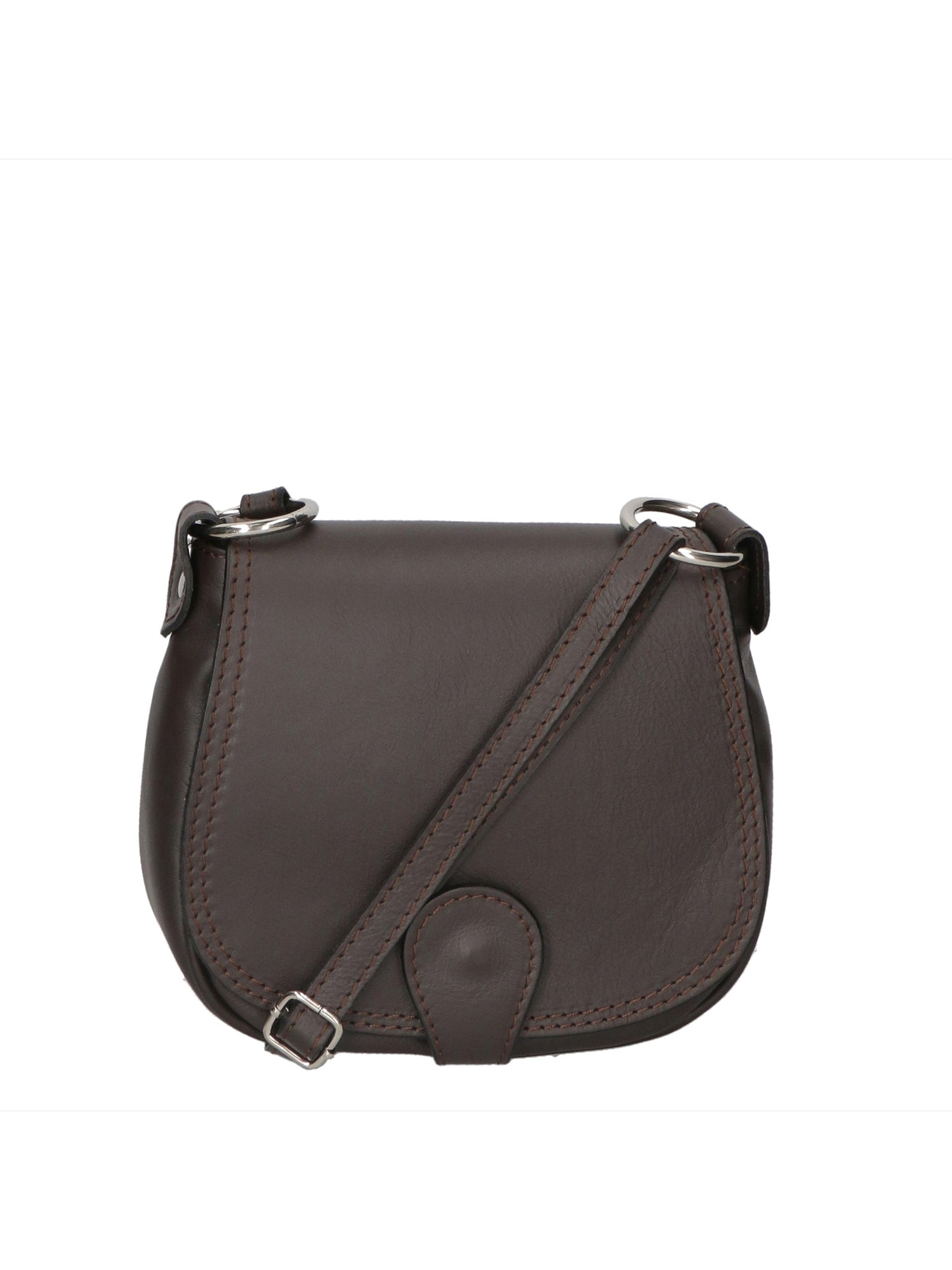 Bianca Borsa a tracolla da donna Vera pelle 10016 1020-S23 T.MORO Gave Lux