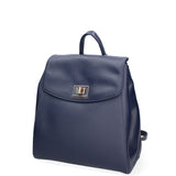 Zaino da donna in ecopelle Casual 635-2-NAVY BLUE Diana&co