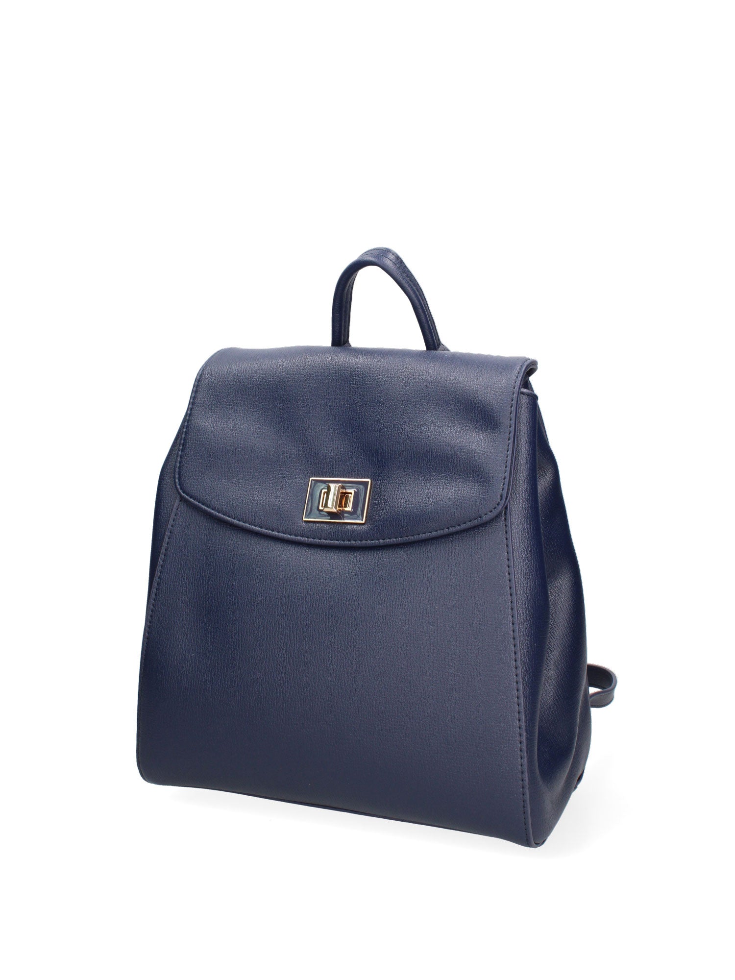 Zaino da donna in ecopelle Casual 635-2-NAVY BLUE Diana&co