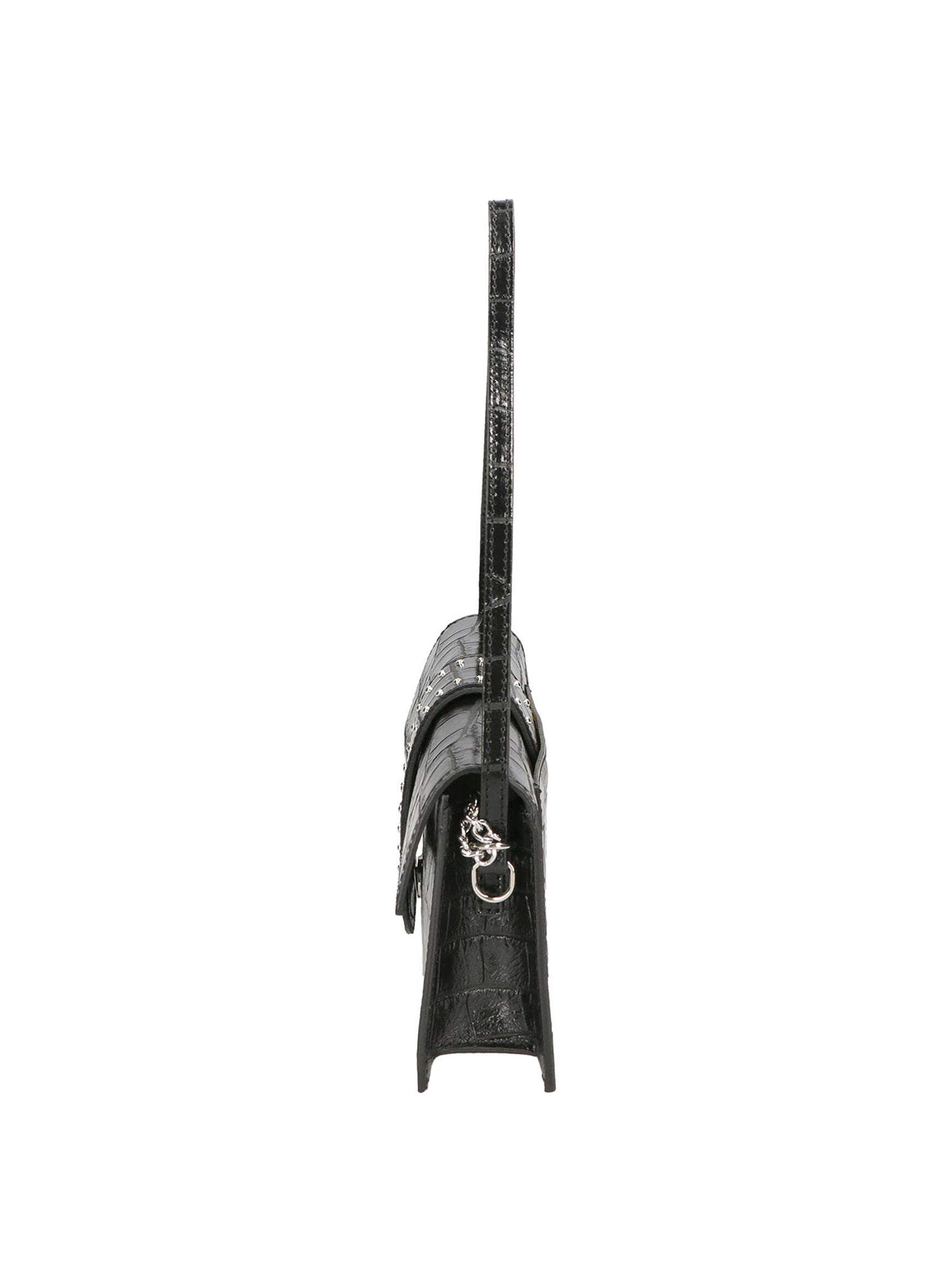 Alba Borsa a spalla da donna Vera pelle 04734-B28 NERO Gave Lux