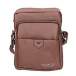 Borsa a tracolla uomo Pelle vegana PU PCL3026-LIGHT BROWN Northampton Polo Club