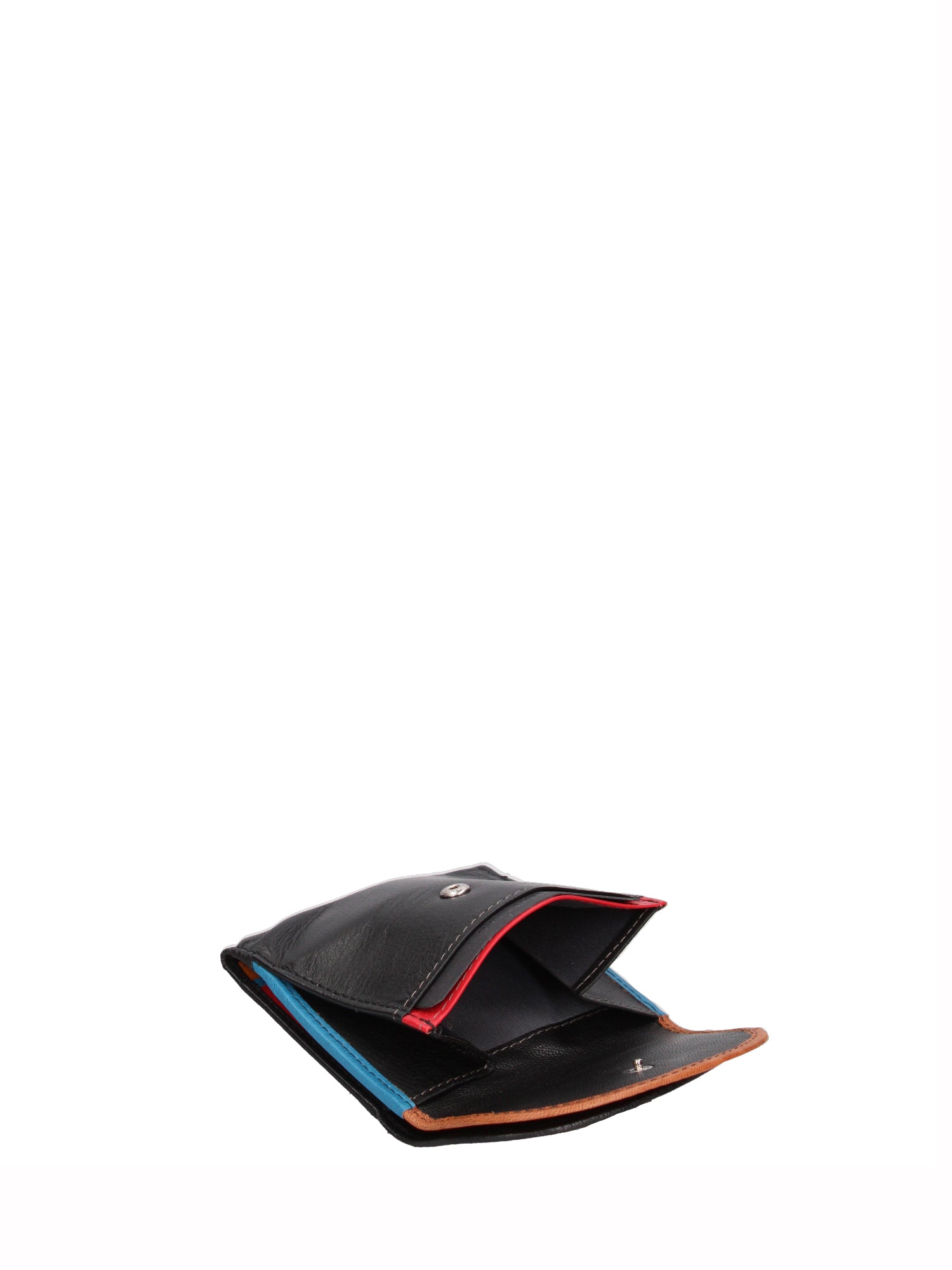 Portafoglio uomo in vera pelle Casual IN-1077-NERO MULTI Sergio Valentini