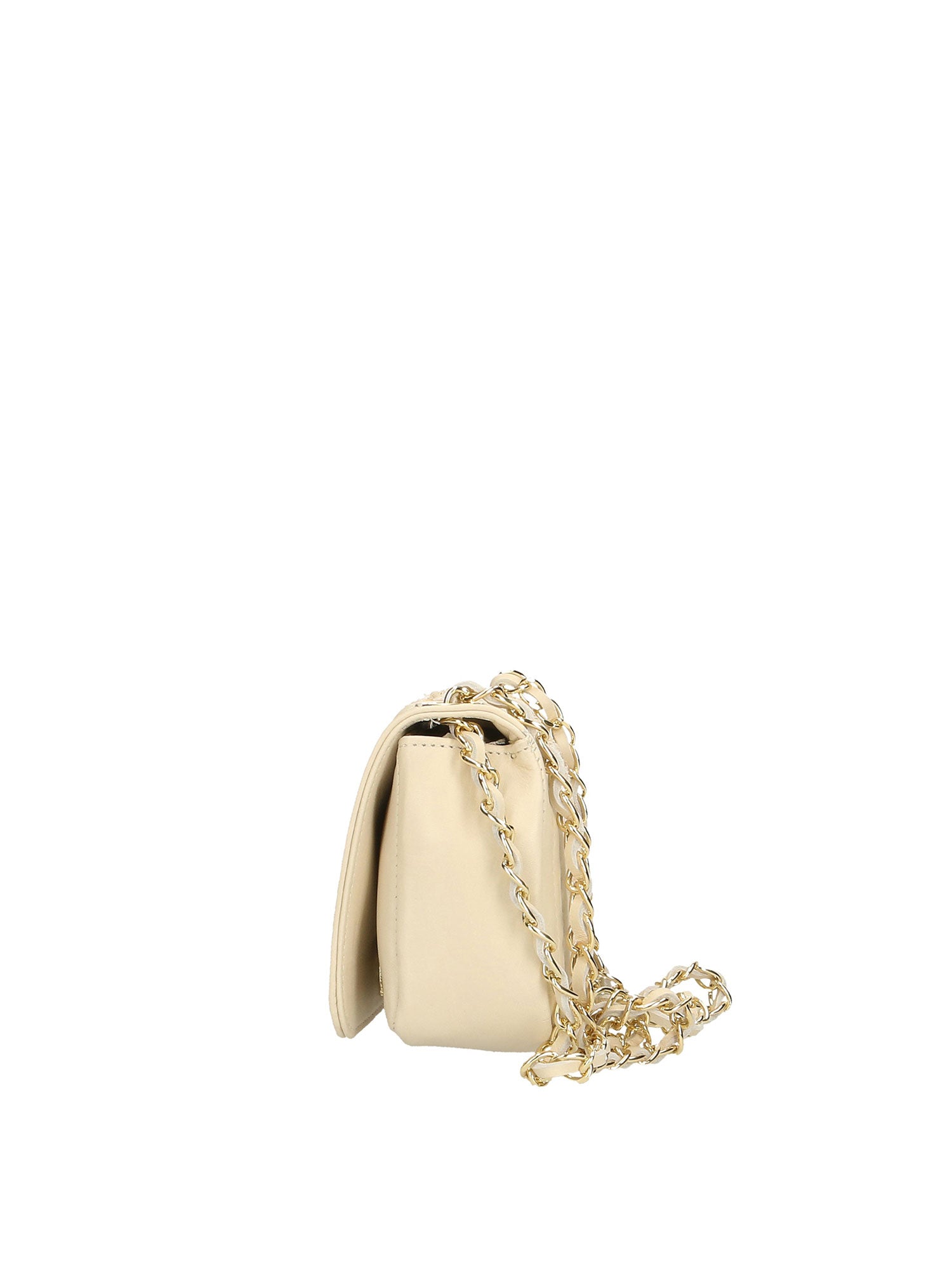 Florelle Borsa a tracolla donna Vera pelle 1511-BEIGE Gave Lux