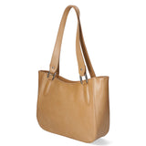 Eva Borsa a spalla da donna Vera pelle 9024-FANGO TAUPE Gave Lux