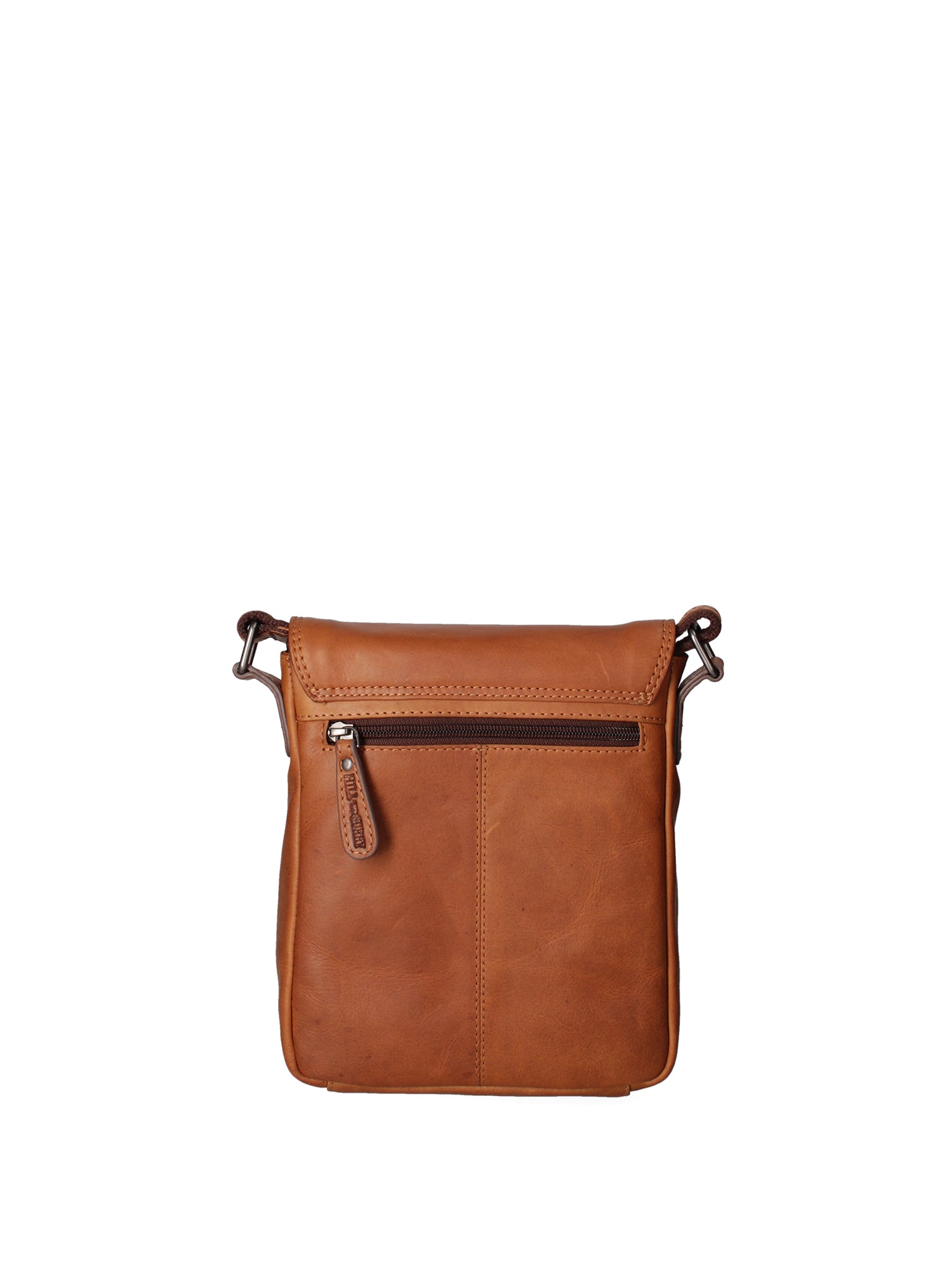 Borsa a tracolla da uomo Vera pelle HILB-6163-CUOIO Hill Burry