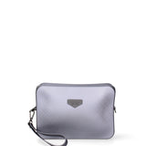 Borsa a tracolla da donna 100% Pvc FLAT-FLOWE-GUN METAL - CDF Marc Ellis