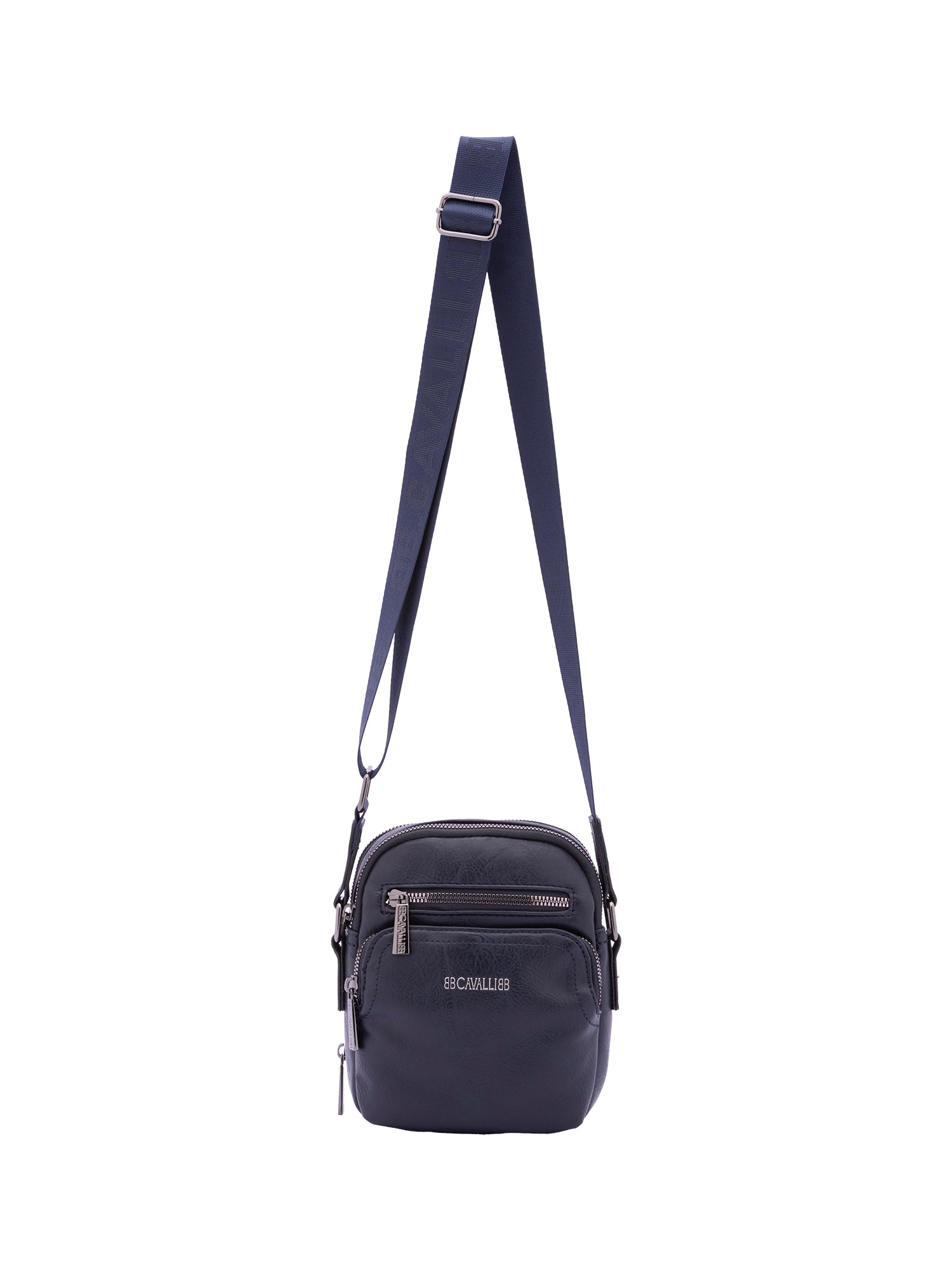 Borsa a tracolla da uomo Ecopelle BC1192-BLU B Cavalli