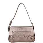 Borsa a spalla da donna Vera pelle 07234-L005 BRONZO Roberta Rossi