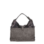 Edera Elite Borsa a spalla da donna Vera pelle LK0247-GRIGIO Gave Lux