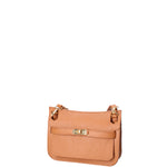 Katie Borsa a tracolla da donna 100% vera pelle 07145-D44 CUOIO Viola Castellani