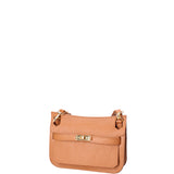 Katie Borsa a tracolla da donna 100% vera pelle 07145-D44 CUOIO Viola Castellani
