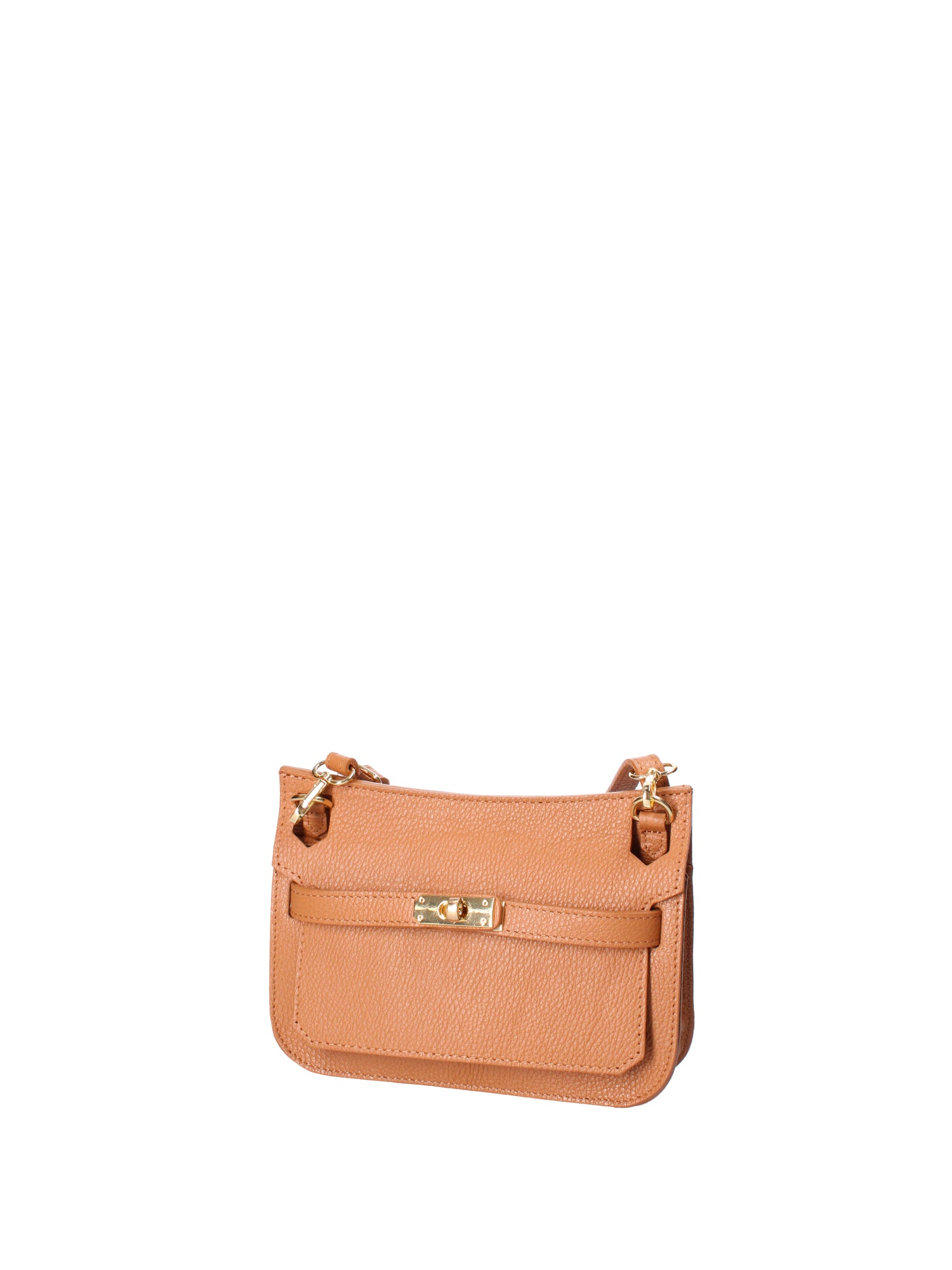 Katie Borsa a tracolla da donna 100% vera pelle 07145-D44 CUOIO Viola Castellani