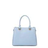 Borsa a mano da donna 100% pelle vegana PU 711-4PT-LIGHT BLUE Diana&co