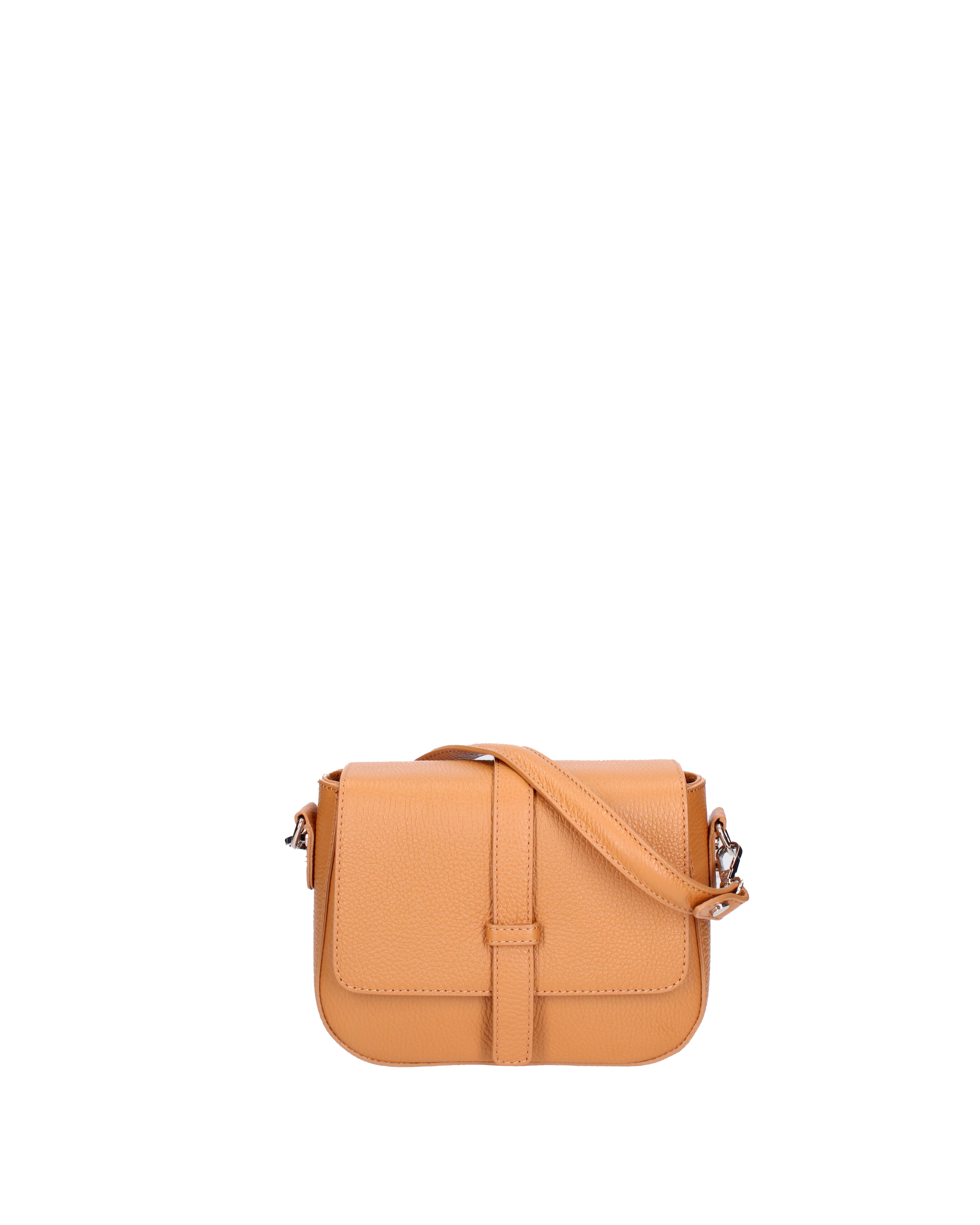 Borsa a tracolla da donna Vera pelle 07203-D44 CUOIO Roberta Rossi
